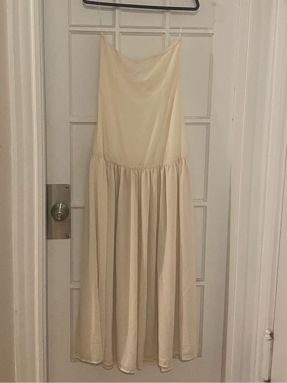 NWT Peppermayo Eden Strapless Maxi Dress Ivory - Picture 5 of 6